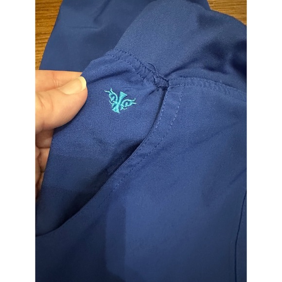 med couture blue‎ scrub pants medium - Picture 2 of 6